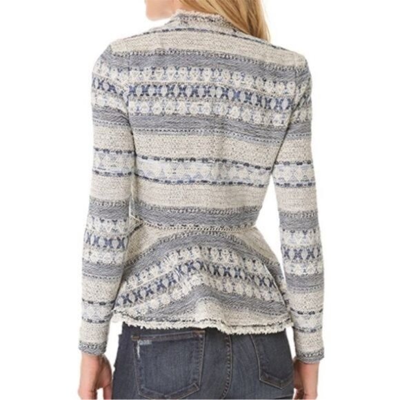 Rebecca Taylor Tweed & Chain Jacket size 2 - Picture 7 of 14